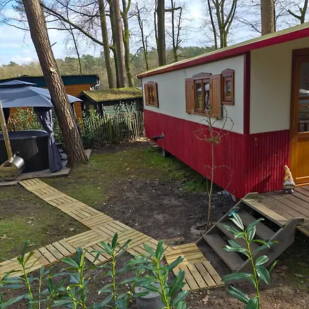 Chalet Pipowagen Met Prive Hot Tub *